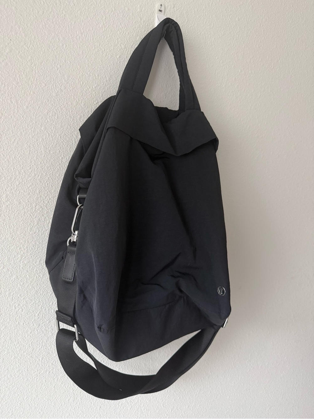 Lululemon On My Level Bag Black | Oversized Gym + Travel Tote
